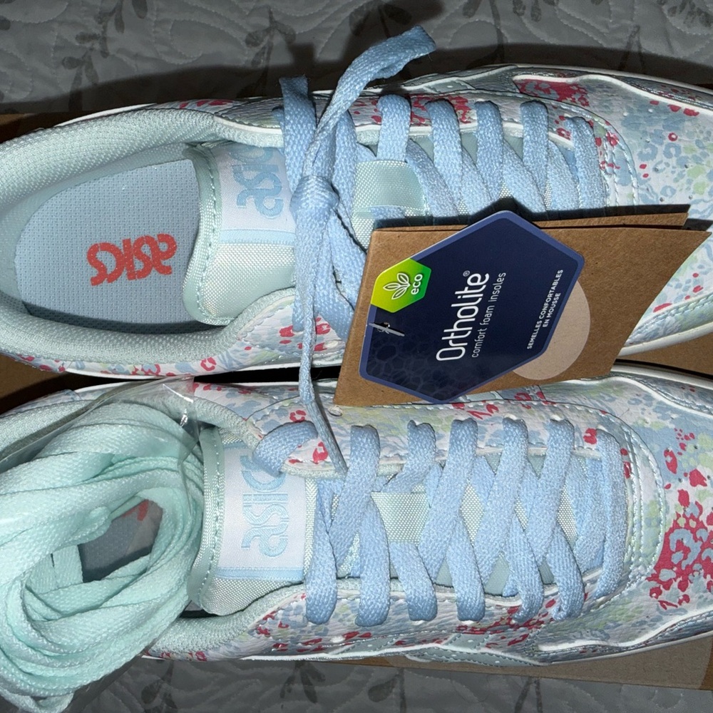 NEW IN BOX- SOLD OUT Asics Japan S PF White Soothing Sea 9.5 - Picture 10 of 12